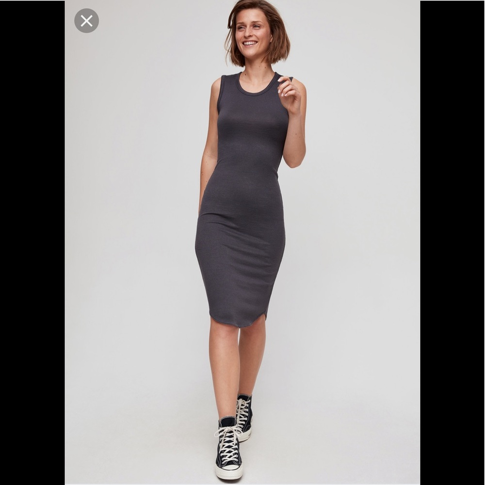 Aritzia Wilfred Free Bruni Dress In Black, Medium